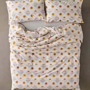 Urban Outfitters UO Home Geo Sun Duvet Set